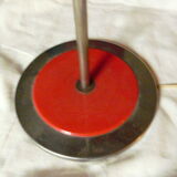 Metal table lamp and jute