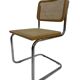 Set of 4 Cesca chairs model b32 in chrome made in italy by Marcel Breuer