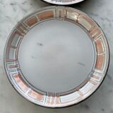 Set of 5 flat plates Niderviller model Mahia