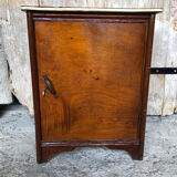 Ancien meuble bois poignée métal art déco vintage