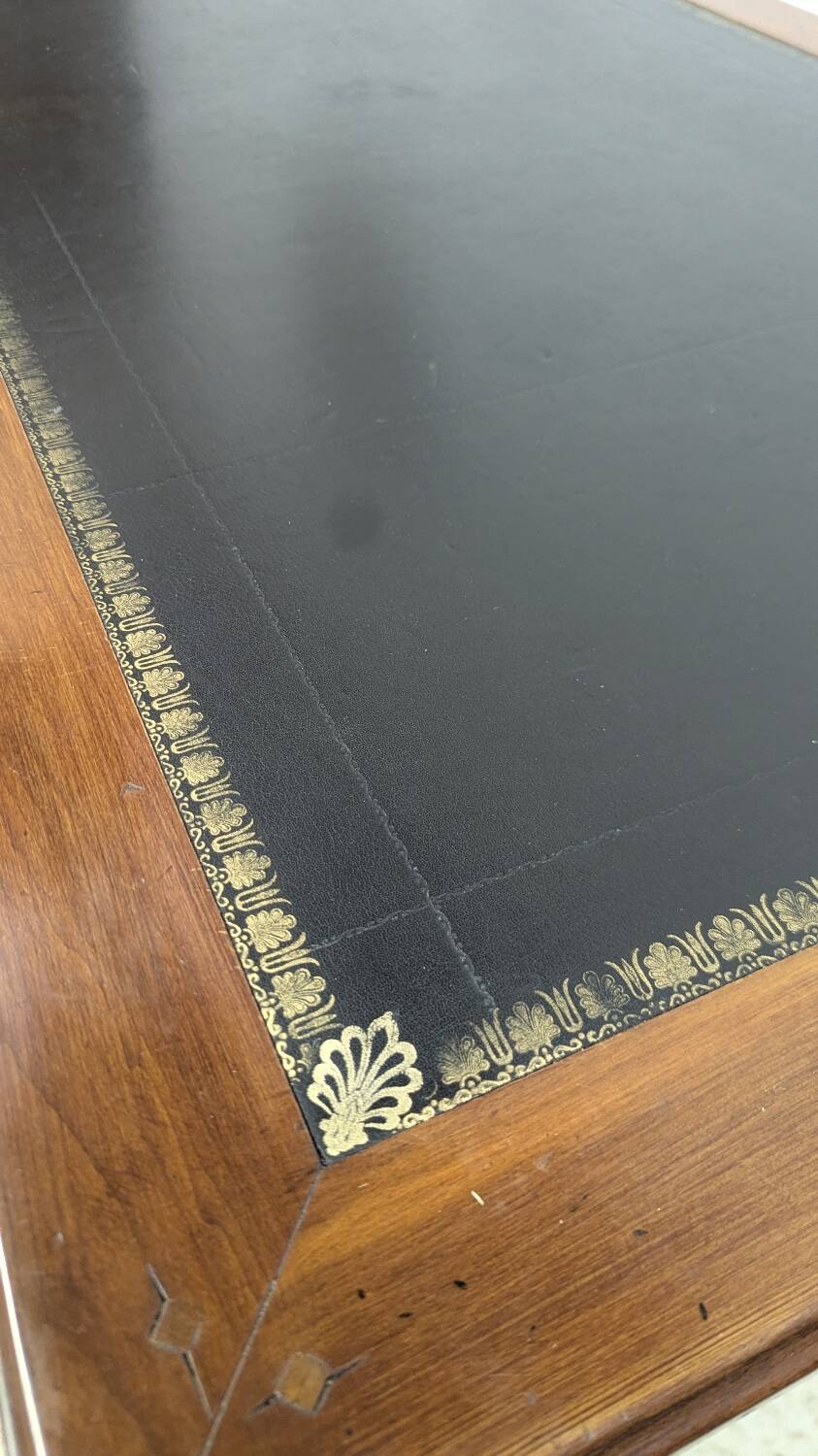 Camille et vence solid cherry wood flat desk