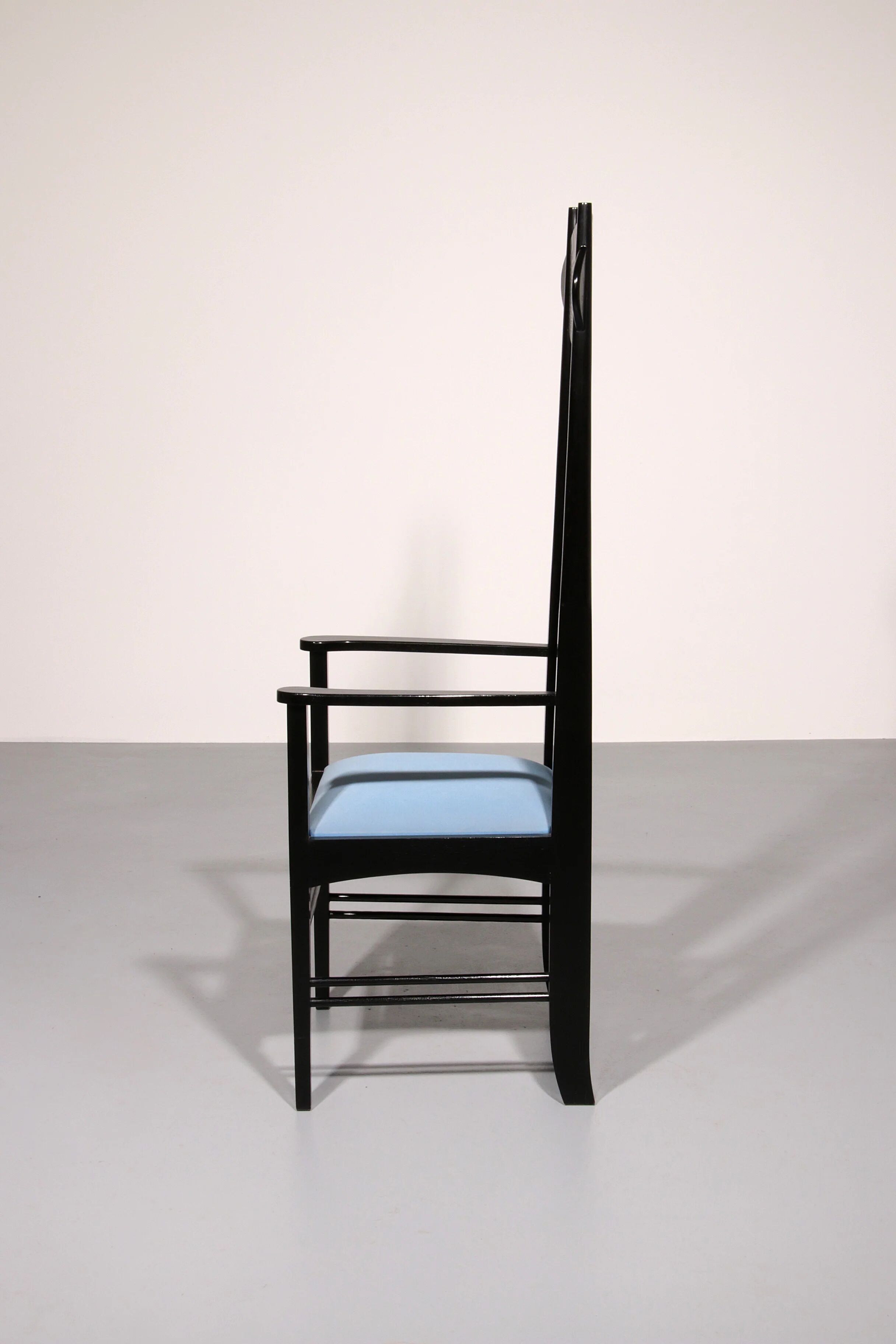Charles Rennie Mackintosh high back chair Italy