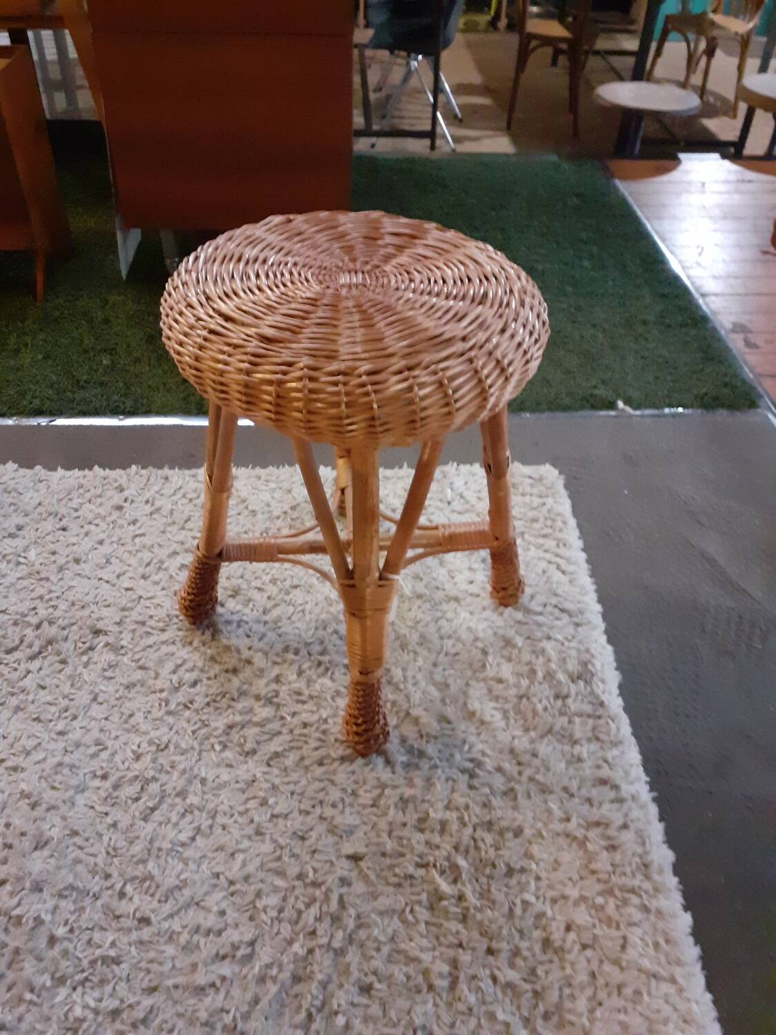 Wicker stool