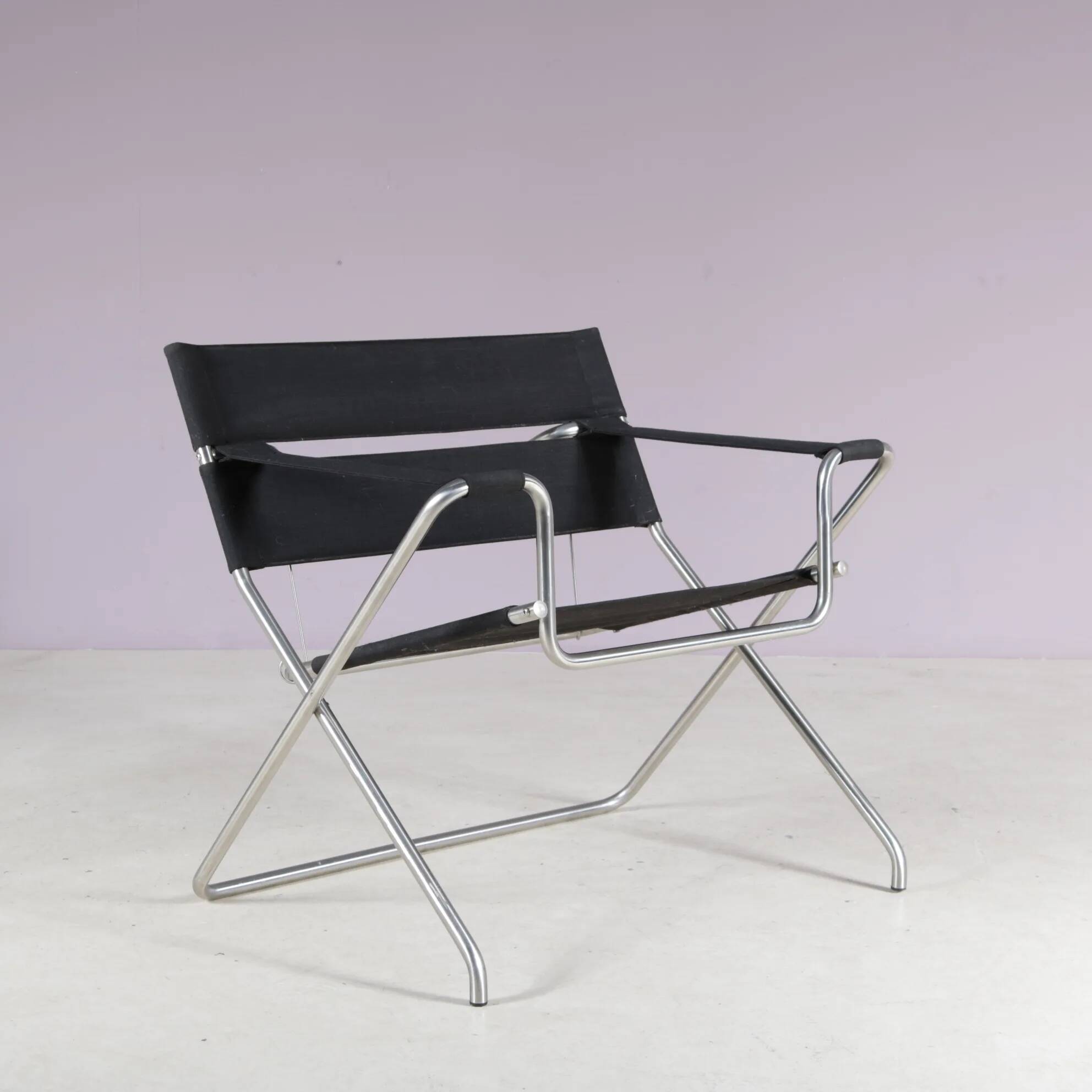 1980s “D4” folding chair by Marcel Breuer for Tecta, Germany
