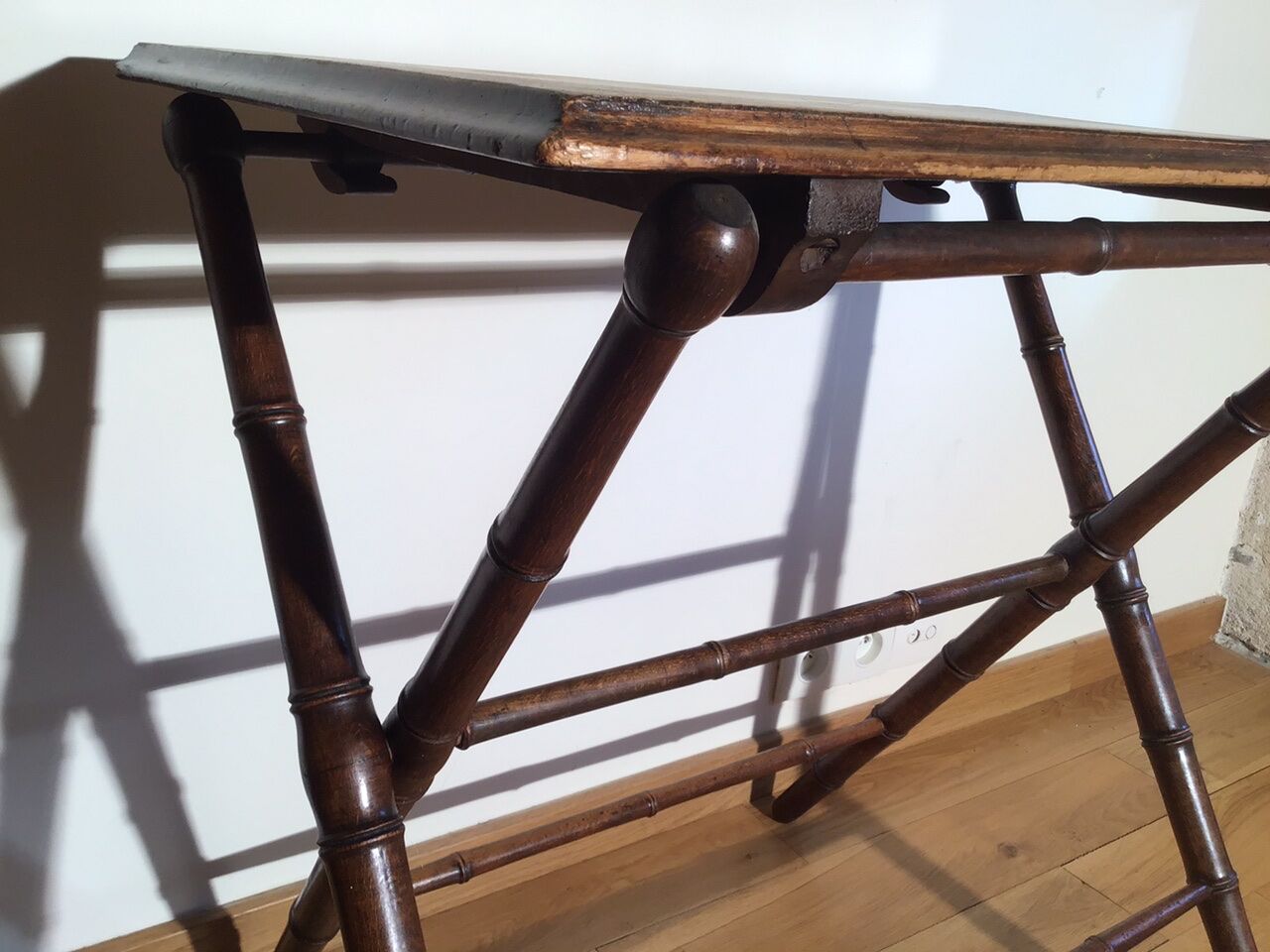 Table folding bamboo feet 1930/1950