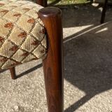 Lot of 6 vintage Scandinavian chairs from the 1950s in rosewood.