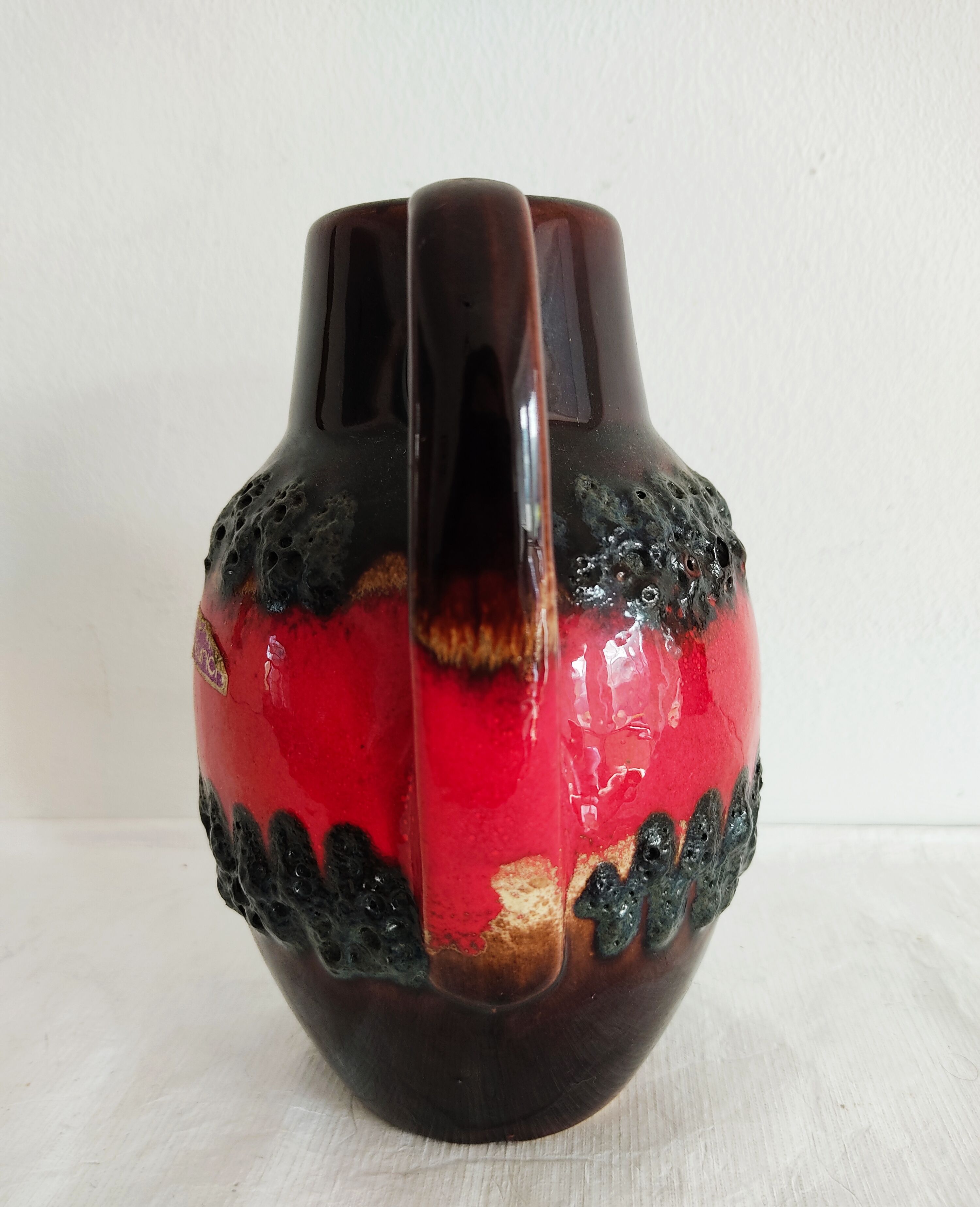 Vase West Germany Scheurich Fat Lava