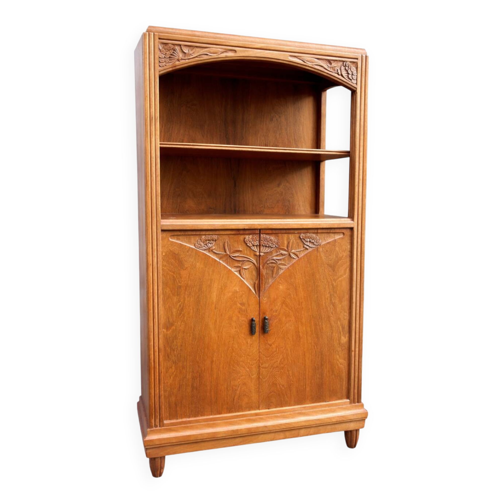 Petit Meuble d'appoint bibliothèque Art Deco 50s