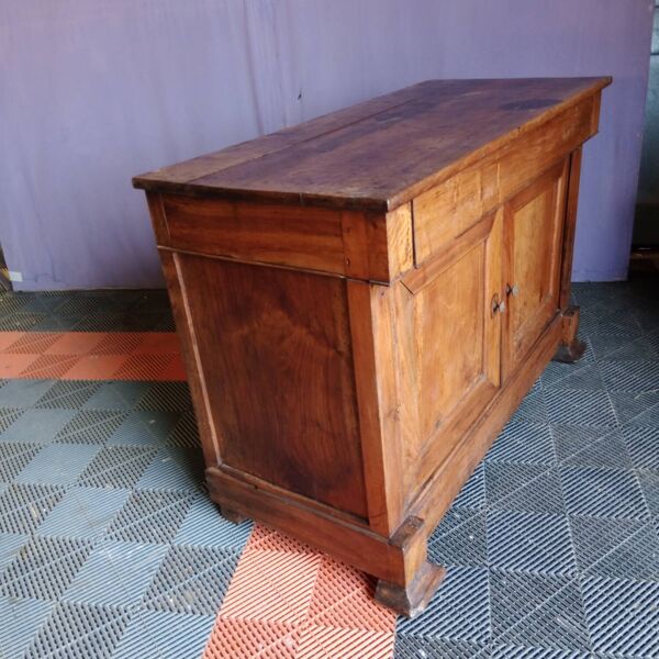 Buffet deux portes, buffet noyer, credence ancienne