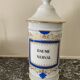 Limoges Ternet porcelain medicine jar