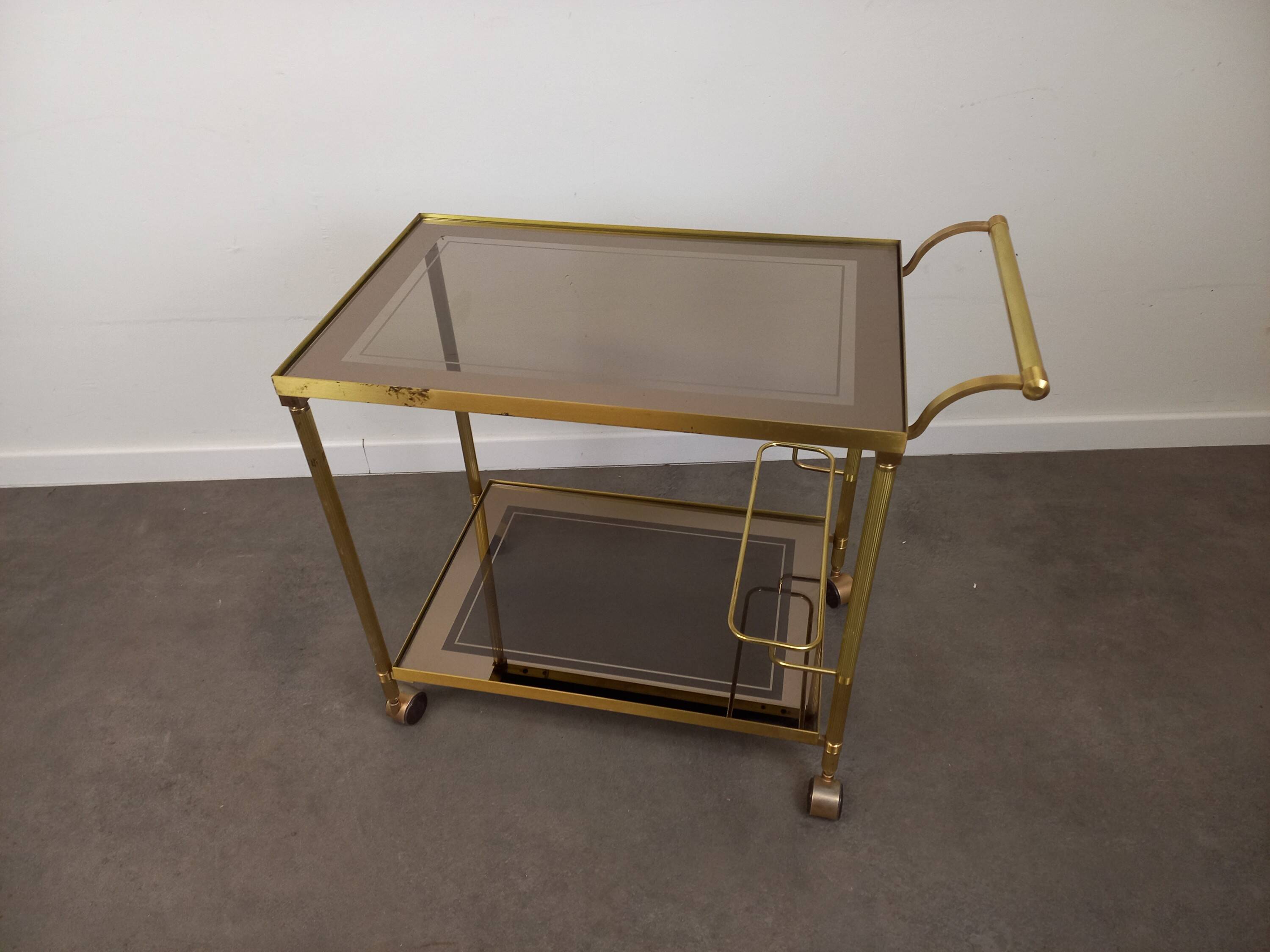 Desserte à roulettes, années 80