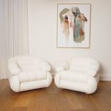 Paire de fauteuils Space Age d'Adriano Piazzesi, 1970
