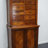 Walnut apothecary furniture France 1920s