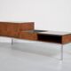 1960s scandinavian teak storage furniture / planter