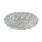 Cendrier en verre ciselé