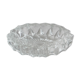 Chiseled glass ashtray