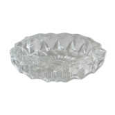 Cendrier en verre ciselé