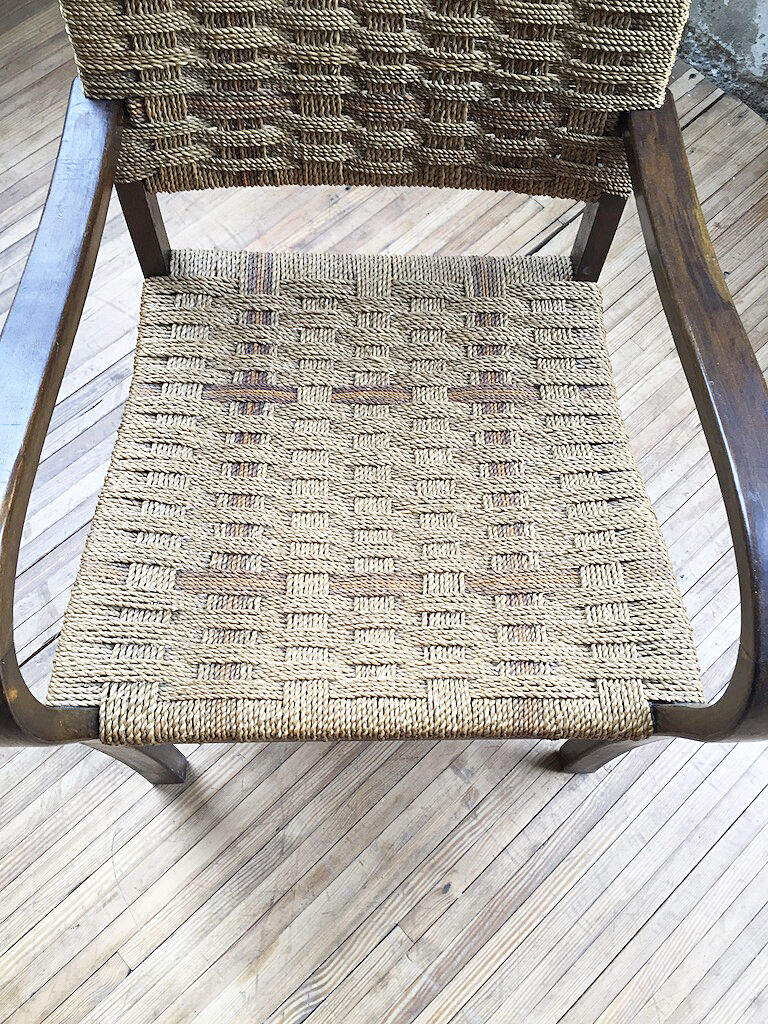 Bridge armchair Vroom and Dreesman in rope