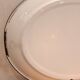 Vintage oval white enamel tray