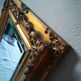 Mirror a volutes in wood and stucco 46 x 57cm