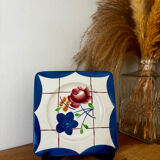 Vintage rare small dessert plate Gien La Baule