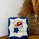 Vintage rare small dessert plate Gien La Baule