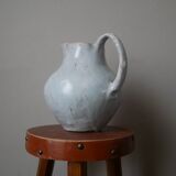 Vase with handle pitcher handmade pottery ceramic Wabi-Sabi Japandi Scandinavian countryside