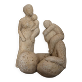 Sculpture en terre cuite wabi sabi