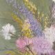 Ancient painting, still life with wildflowers 60/80s