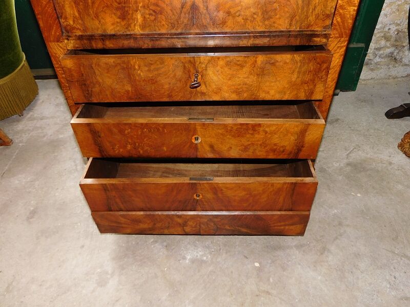 Secretary louis philippe in walnut