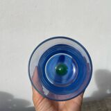 4 Verres à eau ou whisky Luminarc vert et bleu