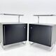 Pair of Art Deco Tubular Bedside Tables, Czechoslovakia