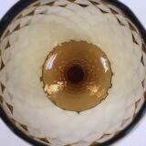 Empoli cup vase in amber yellow glass 1950