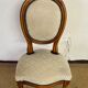 Chaise médaillon de style louis xvi