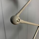 Dark grey Jielde three-arm clamp table lamp