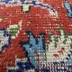 Vintage turkish rug cushion cover, 30 x 50 cm