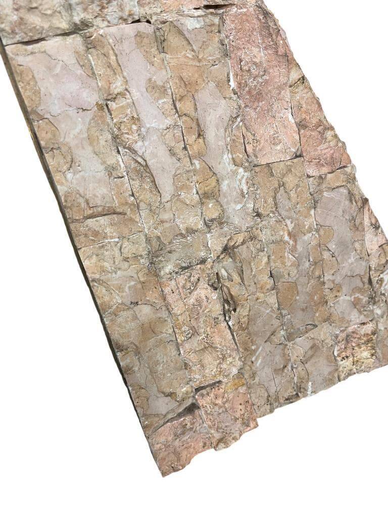 vintage stone dining table with glass top