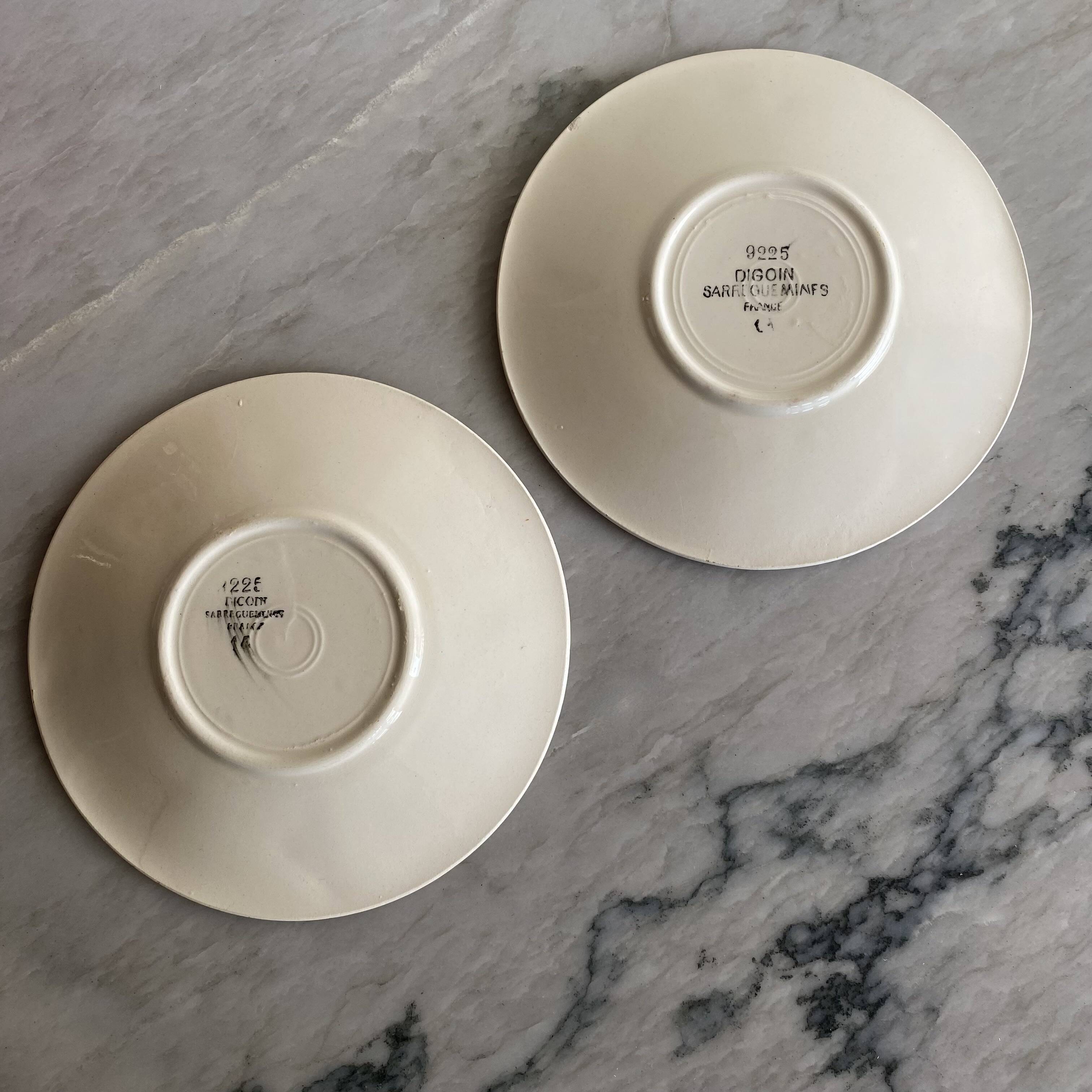 Coffee cup and saucer x2