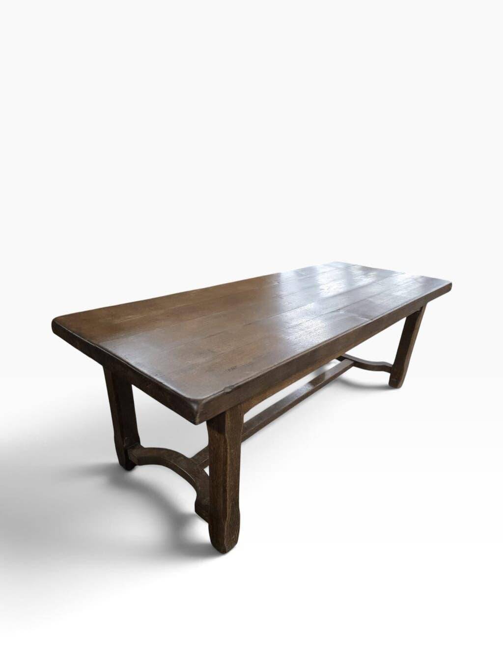 XL vintage dining table in solid wood