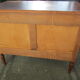 Commode sauteuse parisienne, 2 tiroirs, style Louis XVI