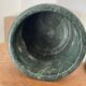 Green marble pot