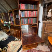 Mid century retro vintage wall unit bookcase danish design by poul hundevad rosewood 1950-1960