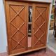 Cross-braced wardrobe