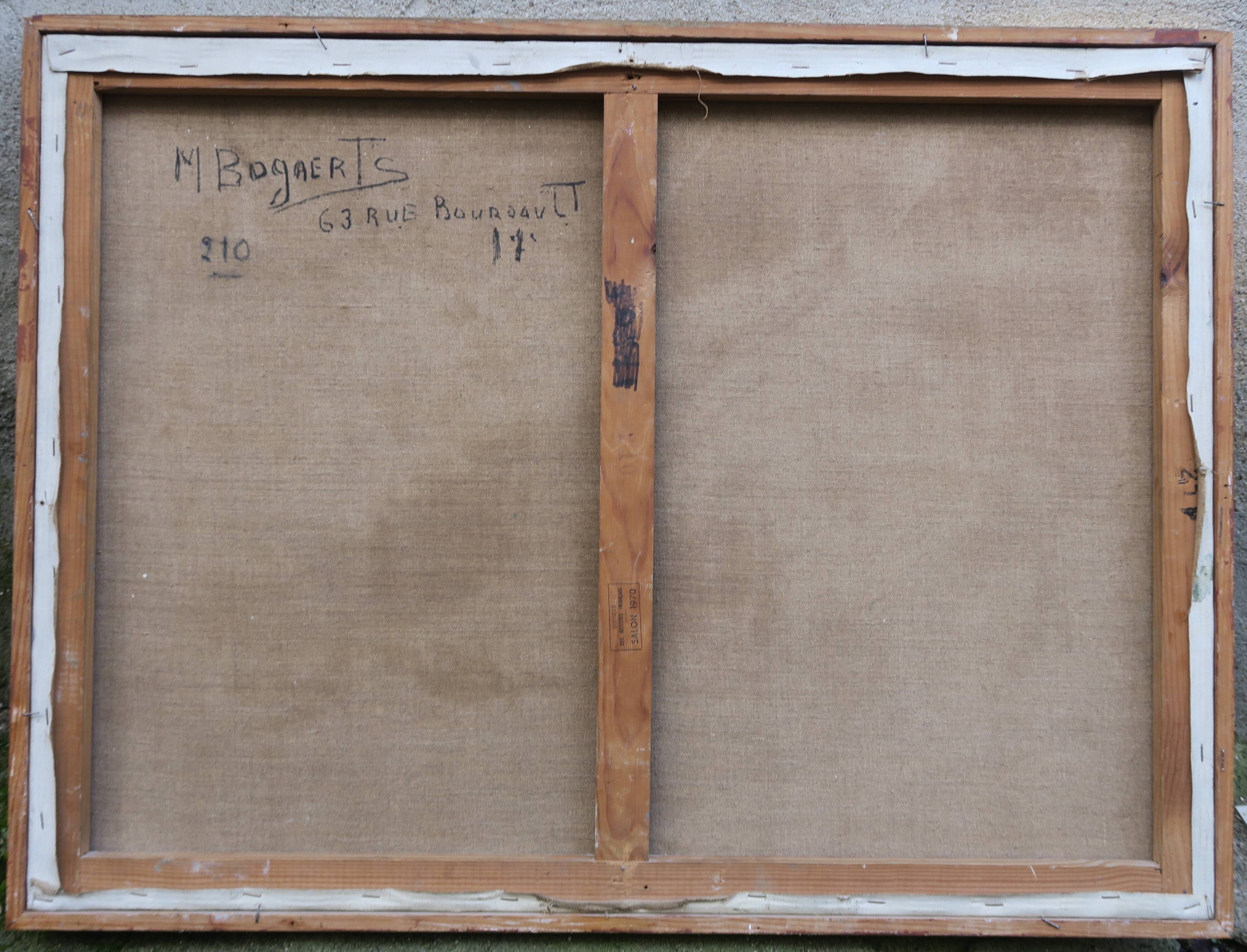 Painting seaside brittany artists' lounge 1970