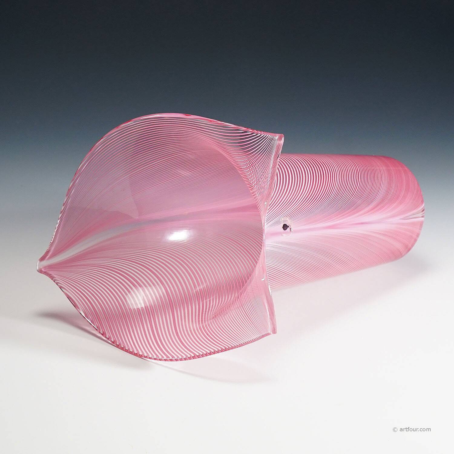 Vase Tyra Lundgren 'Calla' for Venini Murano