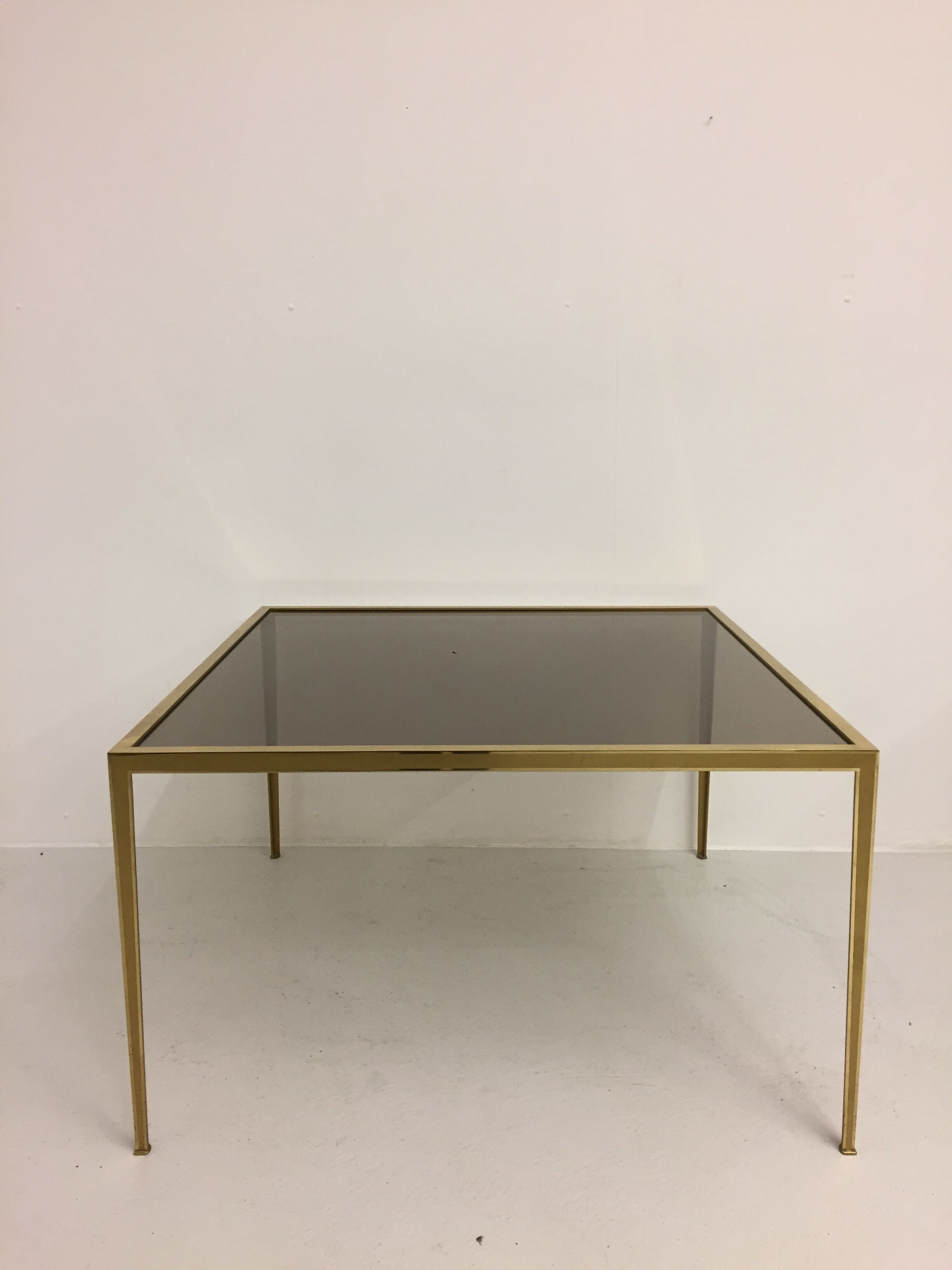 Table basse en laiton de Deutsche Werkstätten