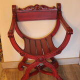 Fauteuil dagobert rouge