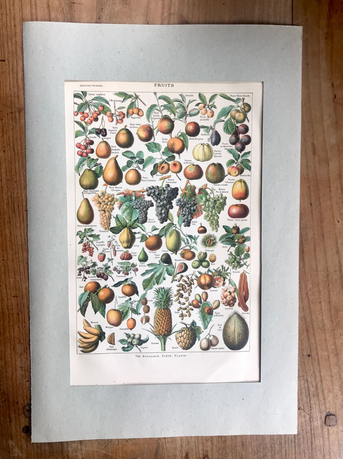 Original vintage fruit board