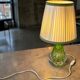Vintage green glass MURANO table lamp / floor lamp