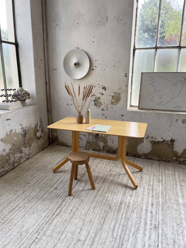 Alback bentwood beech table Ikea vintage